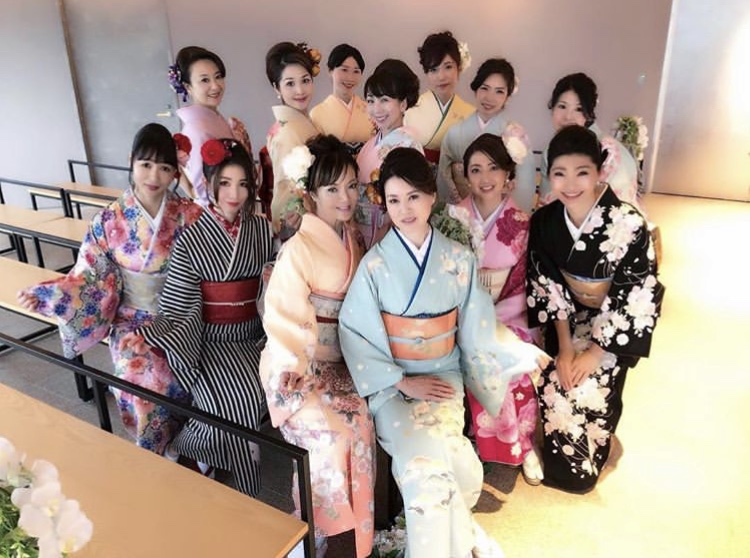 Lunch in Ginza with Formal Kimono “Houmongi”