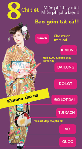 Kimono cho nữ