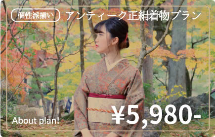アンティーク着物プラン