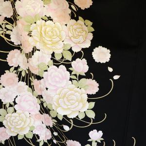 薔薇のリース(黒）