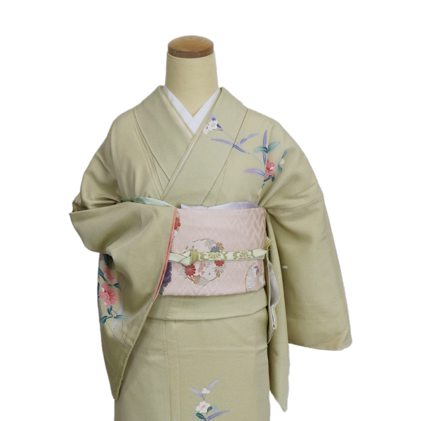 たたき染めの中のお華