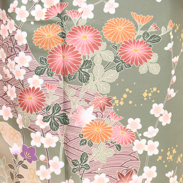 日本花の壮麗さ(柳色)
