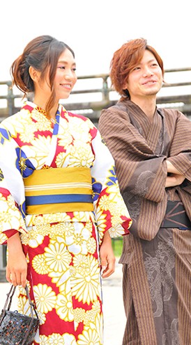 Yukata hiện đại Mamechiyo cho cặp đôi♥