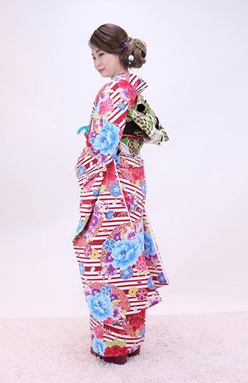 Gói Furisode và Obi Hanhaba