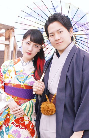 Cặp đôi♥ Antique Kimono