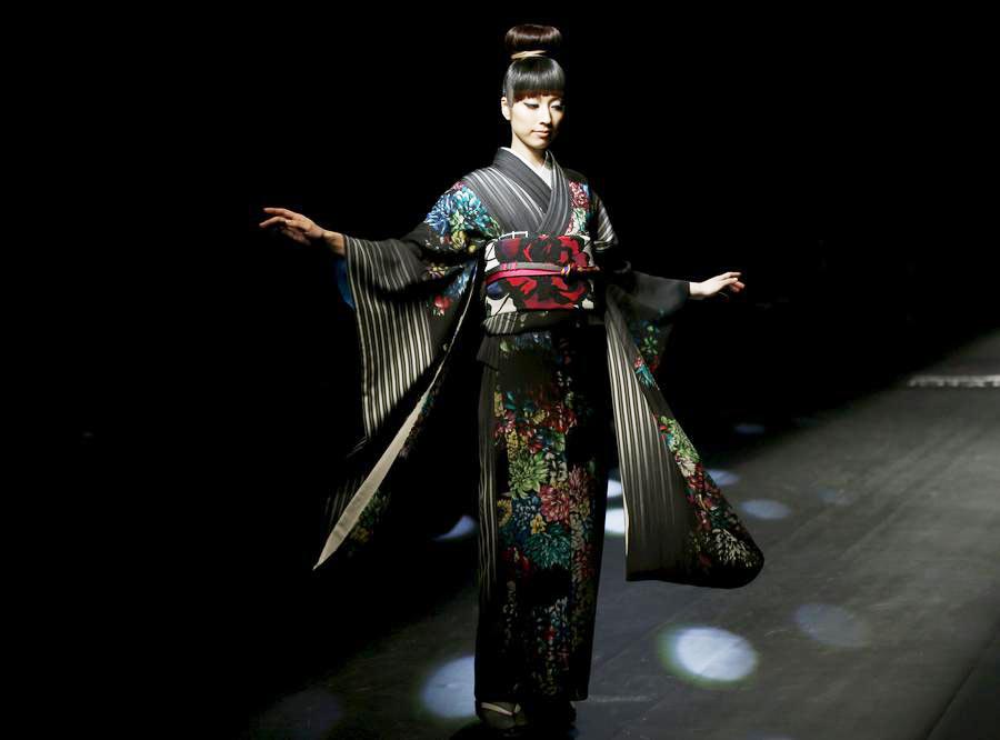 Japan kimono fashion