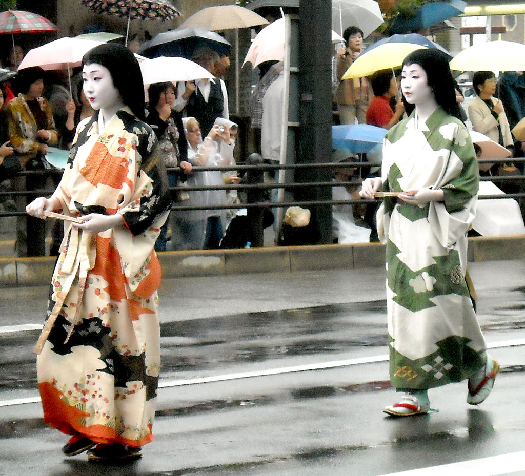 Middle age of kimono japanese