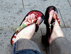 Geta and yukata