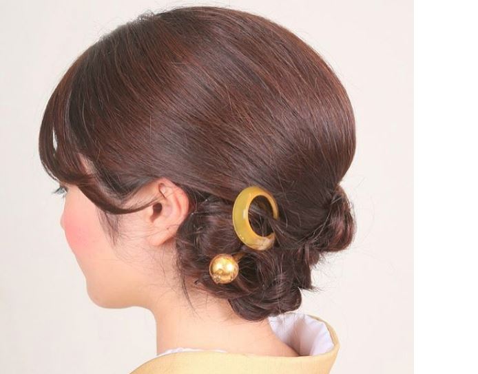 hairstyle of kimono