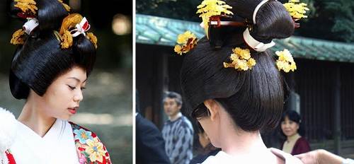 Bridal kimono accessories