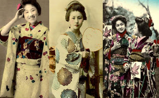 Old Japanese kimono