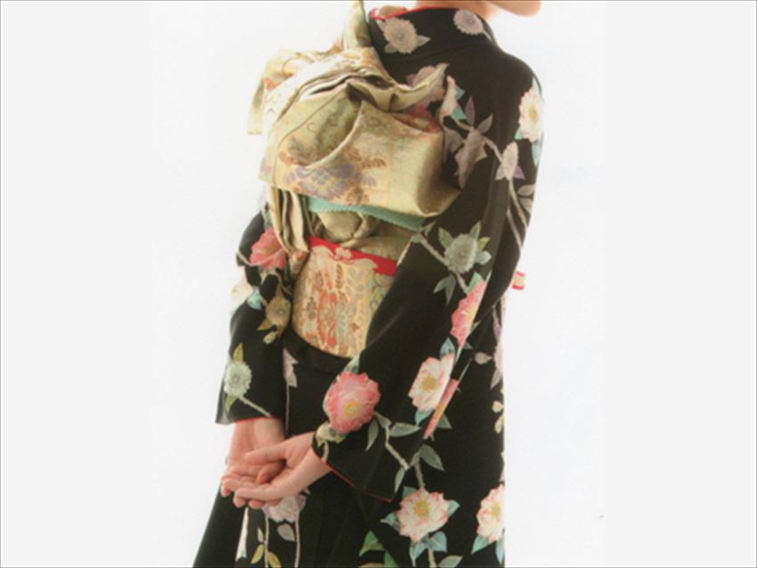 Kaga Yuzen kimono pattern