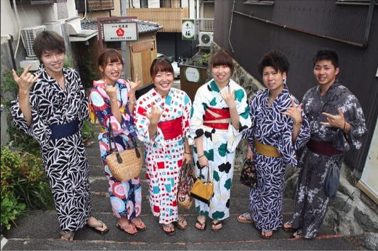 traditional summer kimono