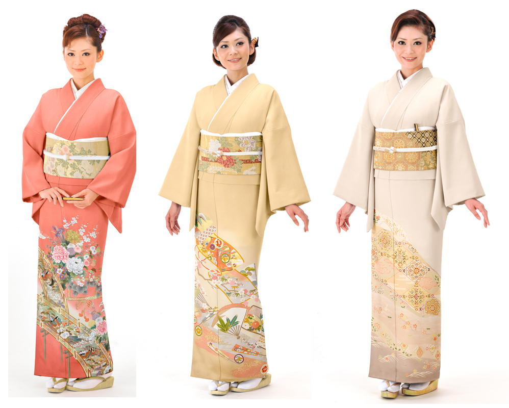 Types of formal kimono
