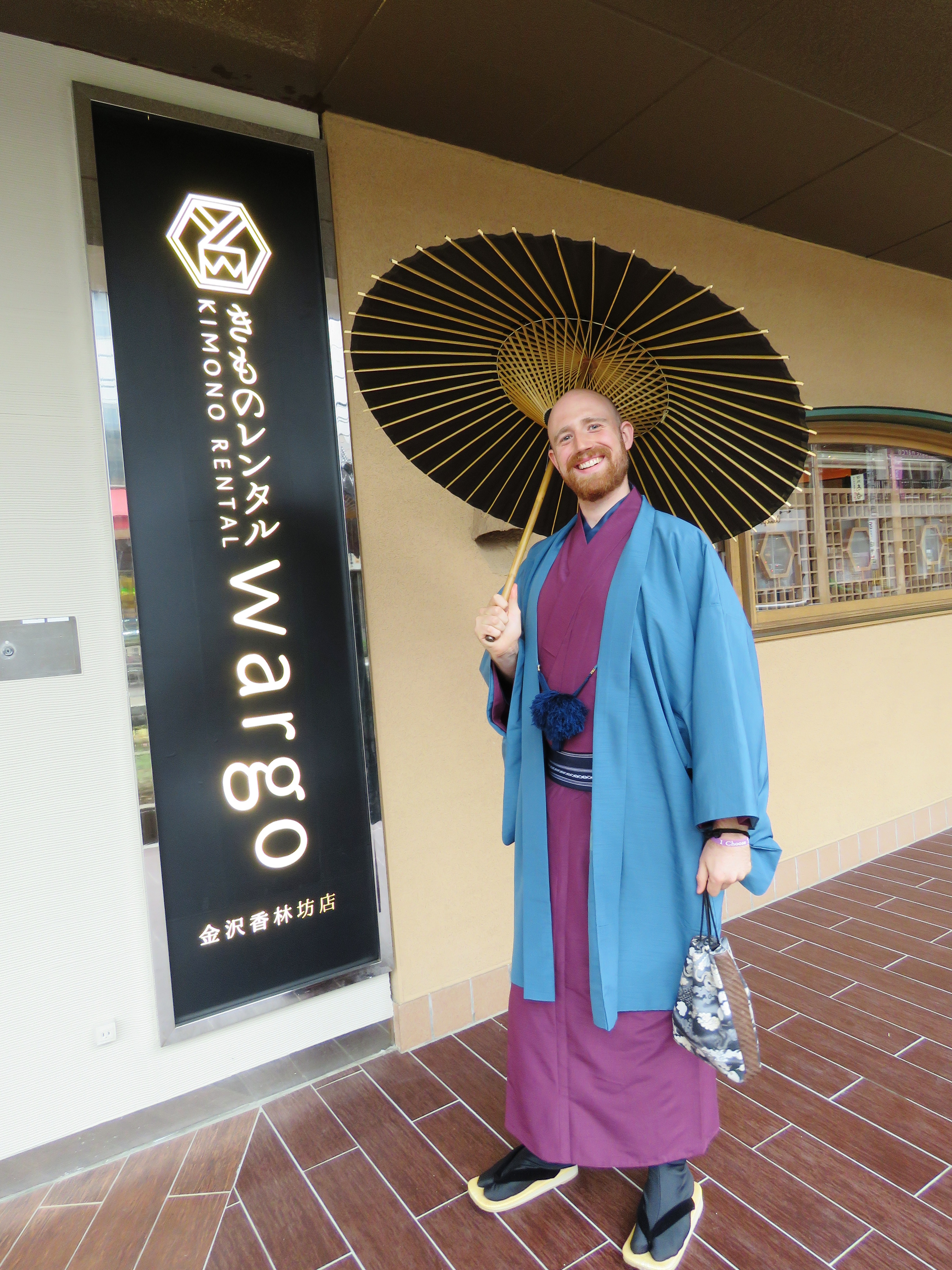 kimono experience at Kanazawa